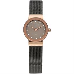 Image of Skagen rosegold dameur med swarovski